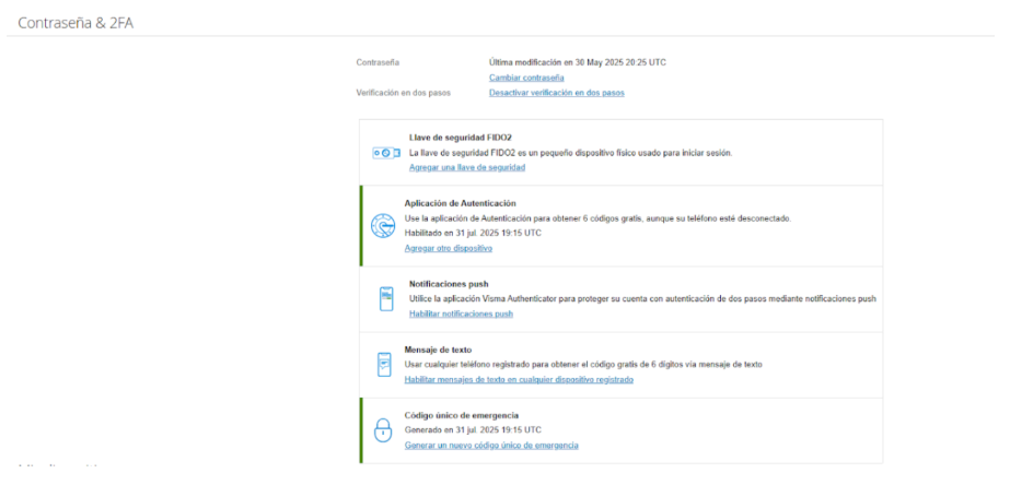 cómo activar las notifiaciones push en xubio