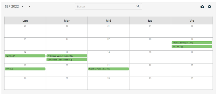 Calendario impositivo 3