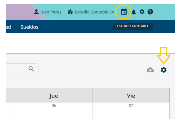 calendario impositivo Xubio