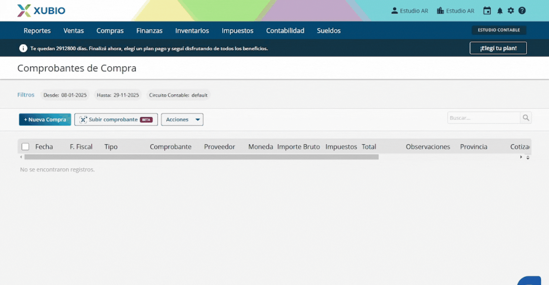 cómo funciona la importación de comprobantes con IA de Xubio
