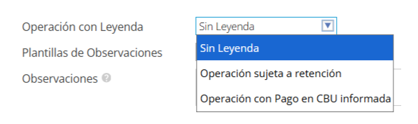comprobante de venta factura a con leyenda