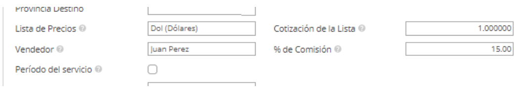 Cómo le asigno un porcentaje de comisión a mis vendedores