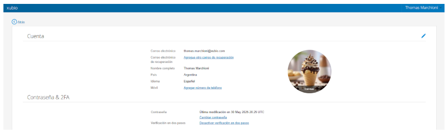 notificacione push xubio