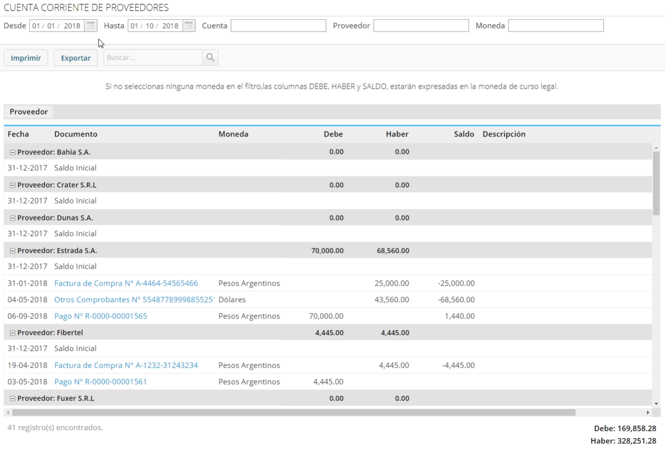 05. Cta Cte Proveedores