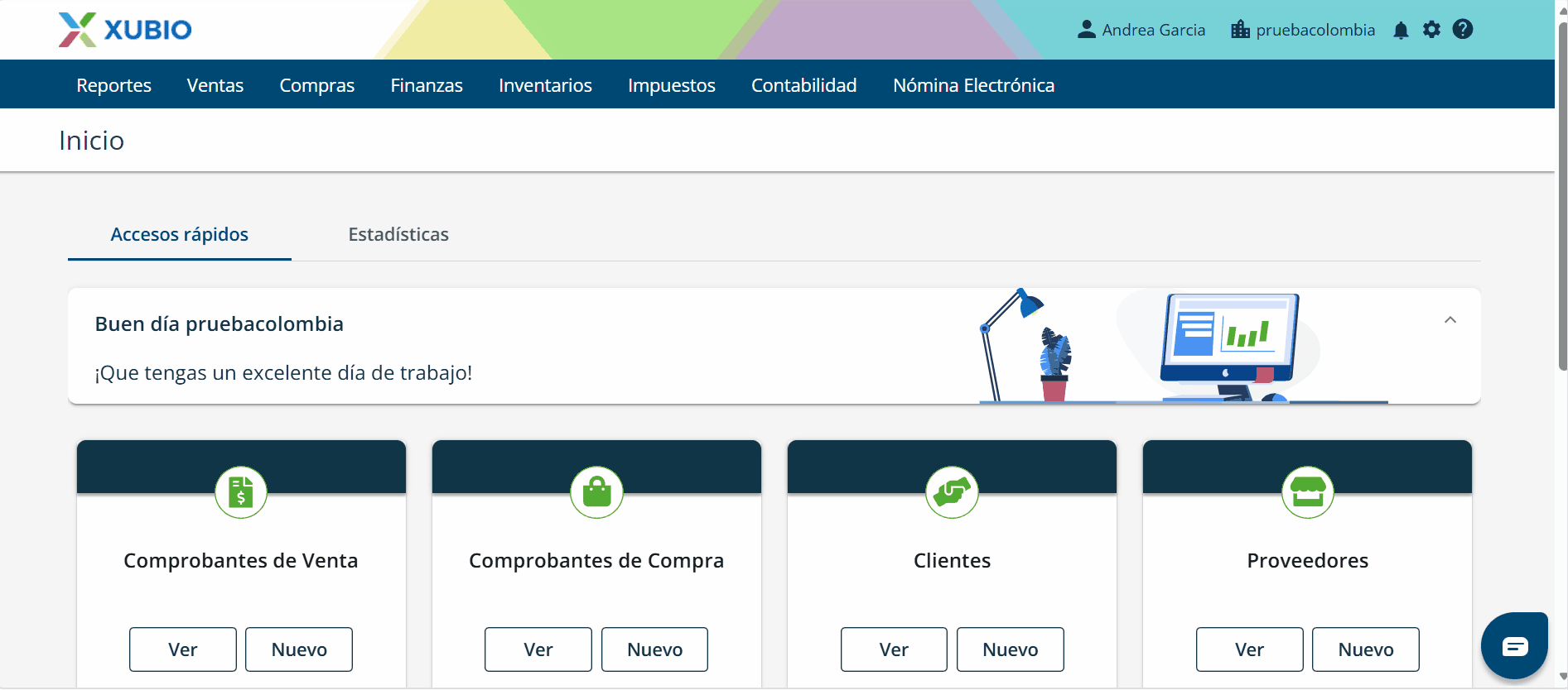 Verificación del reporte de Valorización de Inventario habilitado y activación del costeo automático en un producto de Bienes de Cambio, asignando el costo promedio inicial.