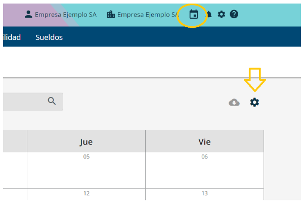 calendario impositivo Xubio