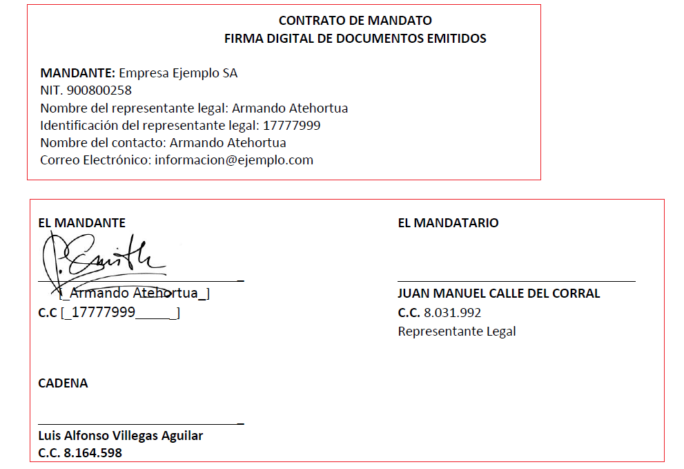 ¿cómo Firmar El Contrato De Mandato Para Documento Soporte Electrónicoemk 0560